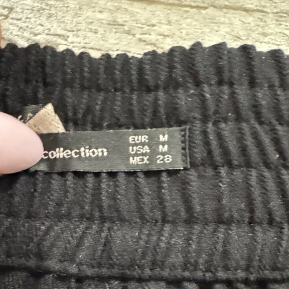 Zara Black Textured Trousers - Picture 3 of 8